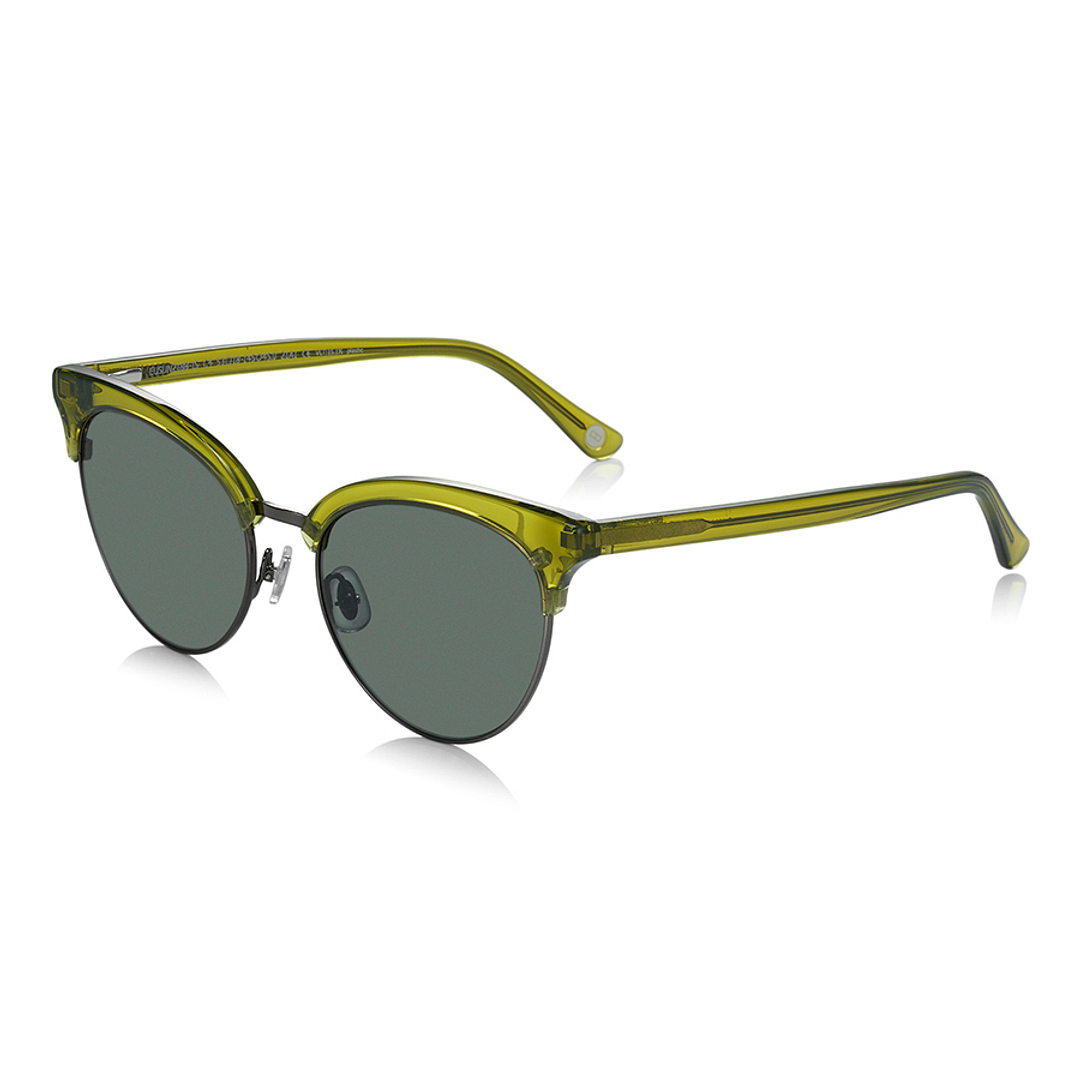 OWNDAYS | SUN Clear Green Full Rim Wellington right side