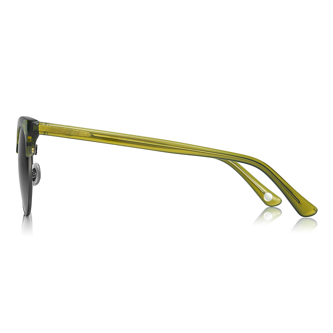 OWNDAYS | SUN Clear Green Full Rim Wellington left side