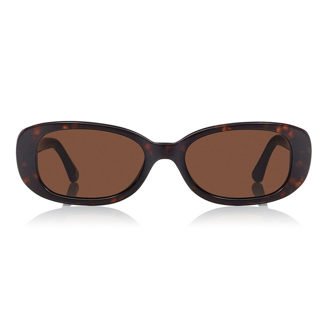 OWNDAYS | SUN Demi-Brown Full Rim Oval left side
