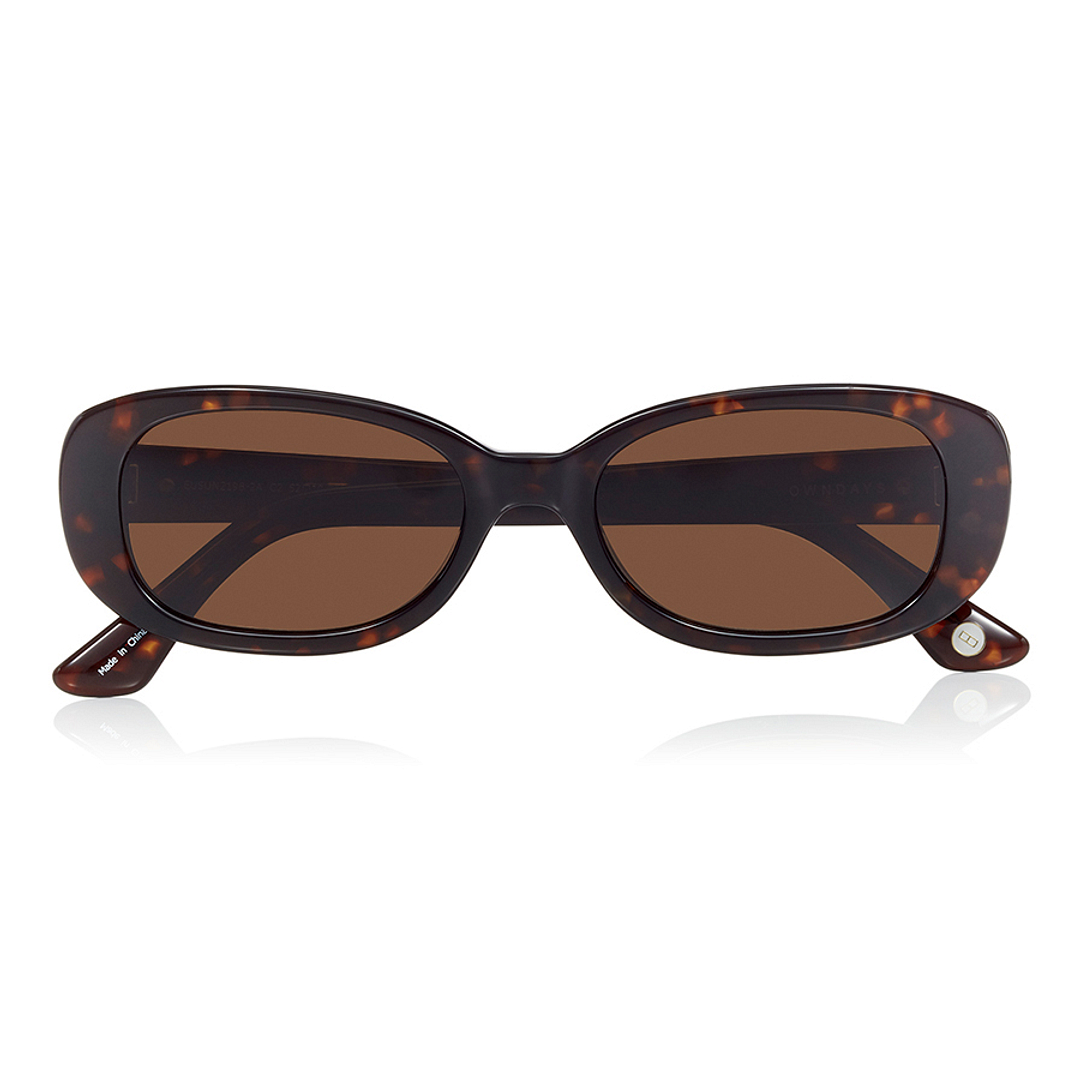 OWNDAYS | SUN Demi-Brown Full Rim Oval right side