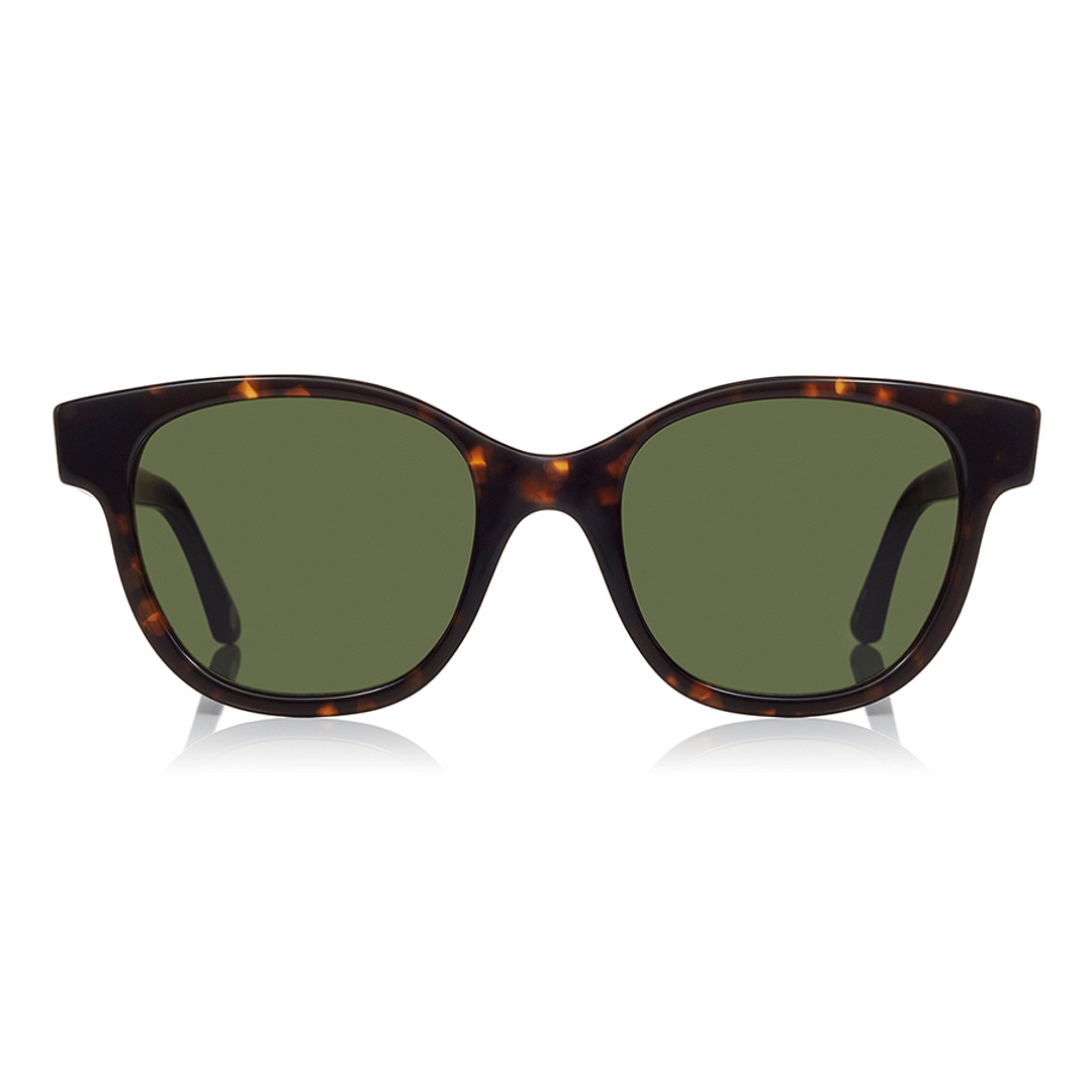 OWNDAYS | SUN Light Brown Full Rim Wellington left side