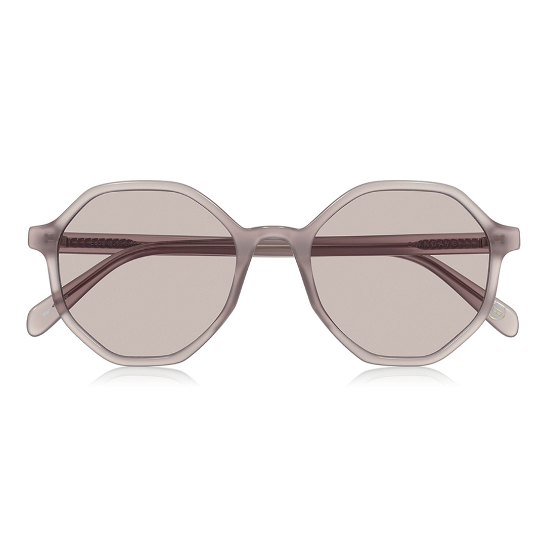 OWNDAYS | SUN Pink Full Rim Polygon right side