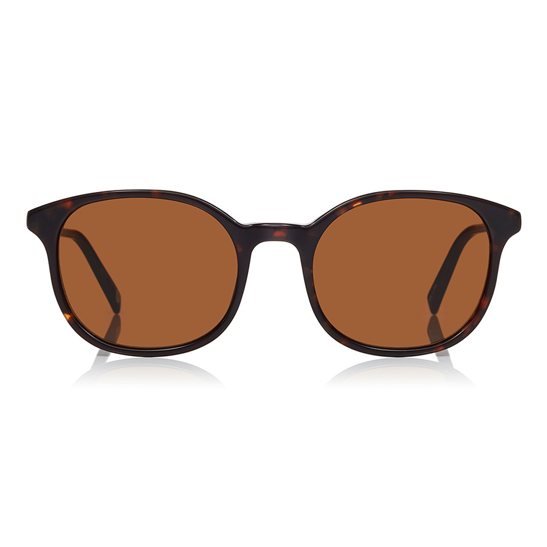 OWNDAYS | SUN Brown Demi Full Rim Wellington left side