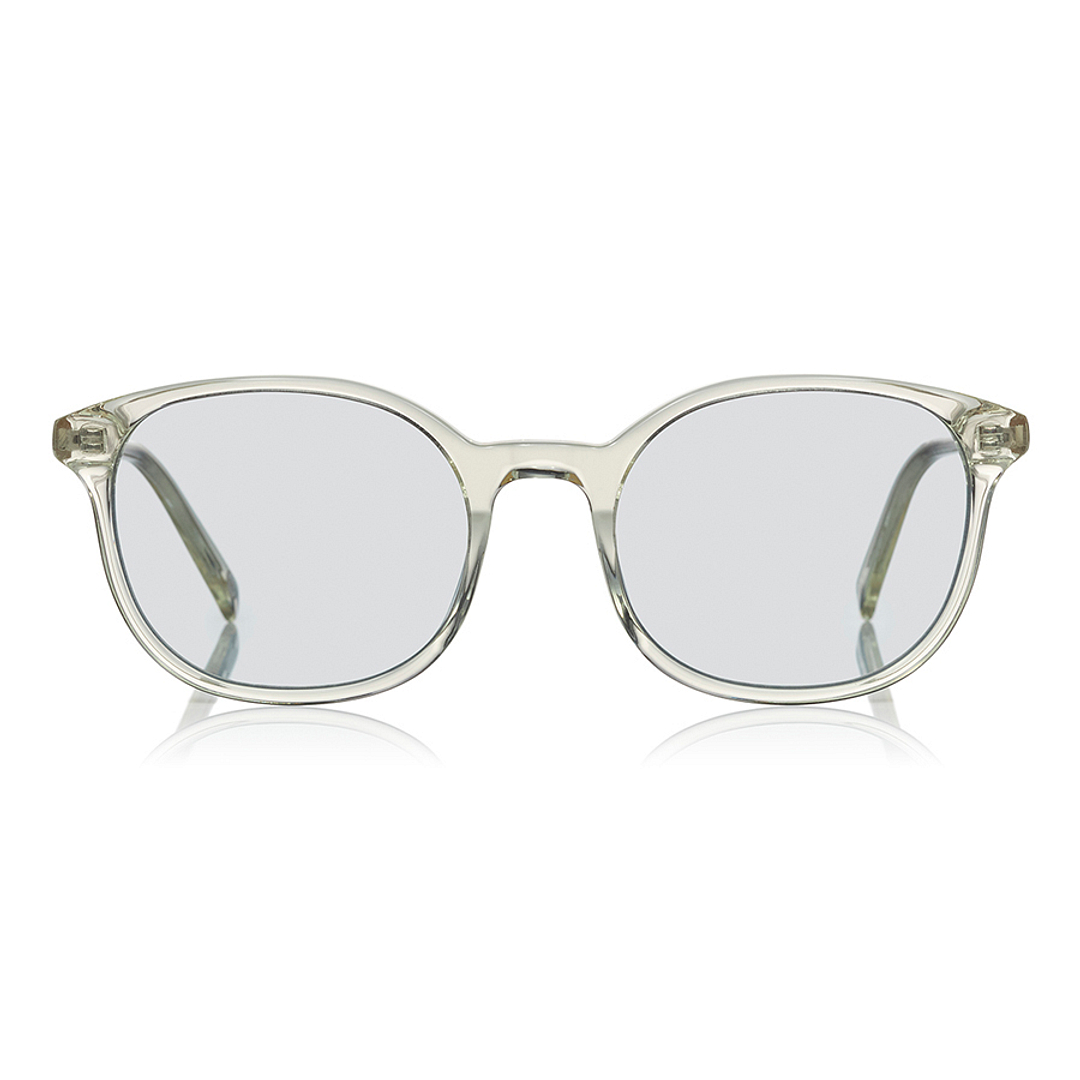 OWNDAYS | SUN Crystal Transparent Full Rim Wellington left side