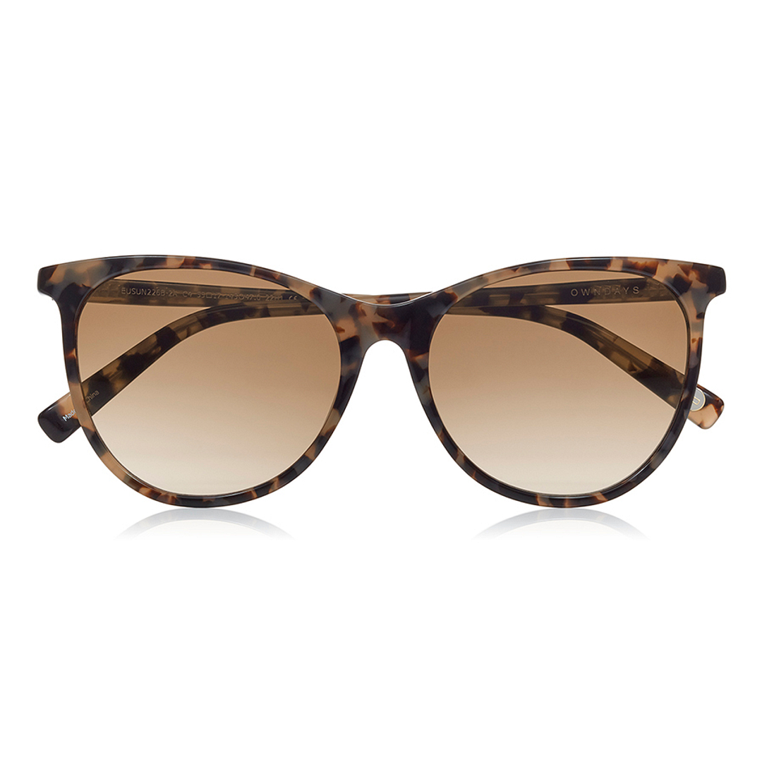 OWNDAYS | SUN White Demi Full Rim Fox right side