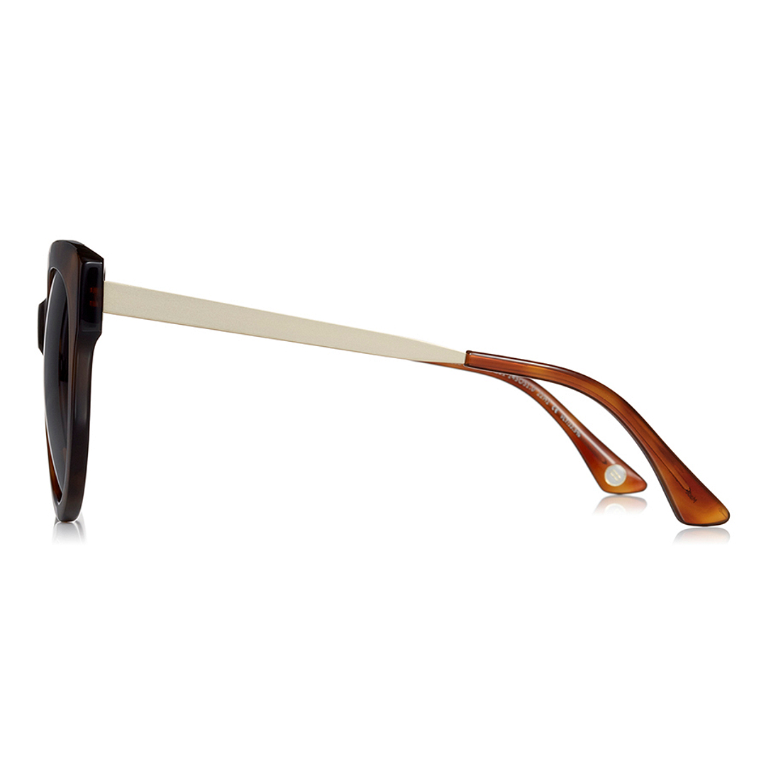 OWNDAYS | SUN Light Brown Full Rim Fox left side