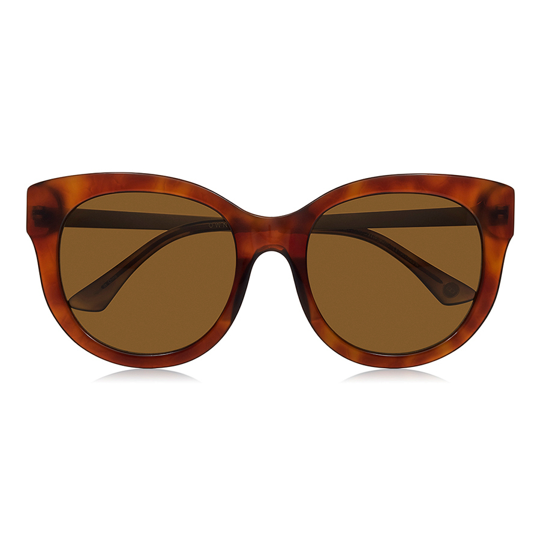 OWNDAYS | SUN Light Brown Full Rim Fox right side