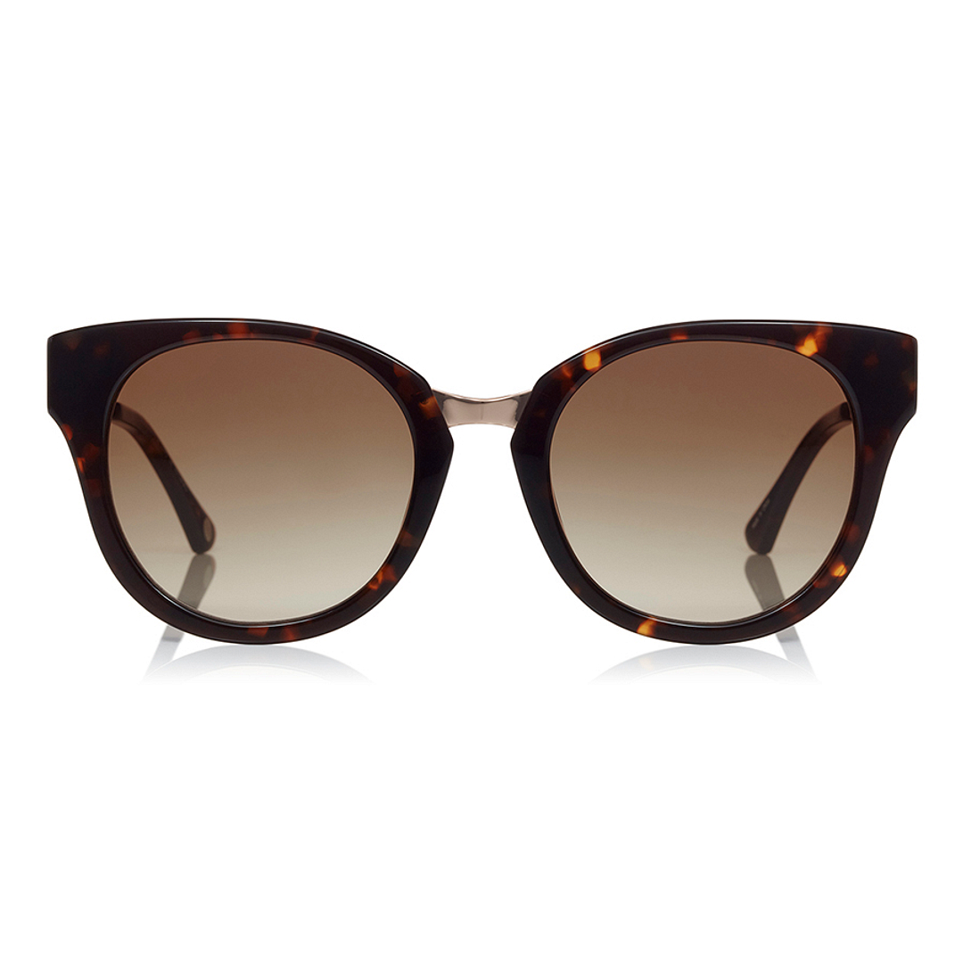 OWNDAYS | SUN Light Brown Full Rim Fox left side