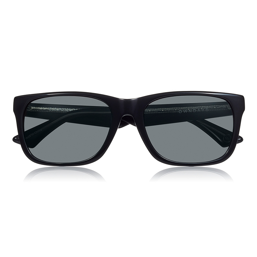 OWNDAYS | SUN Black Full Rim Wellington right side