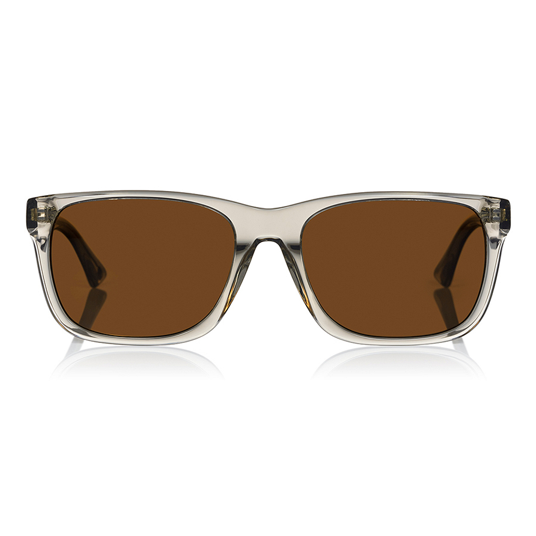 OWNDAYS | SUN Crystal Transparent Full Rim Wellington left side