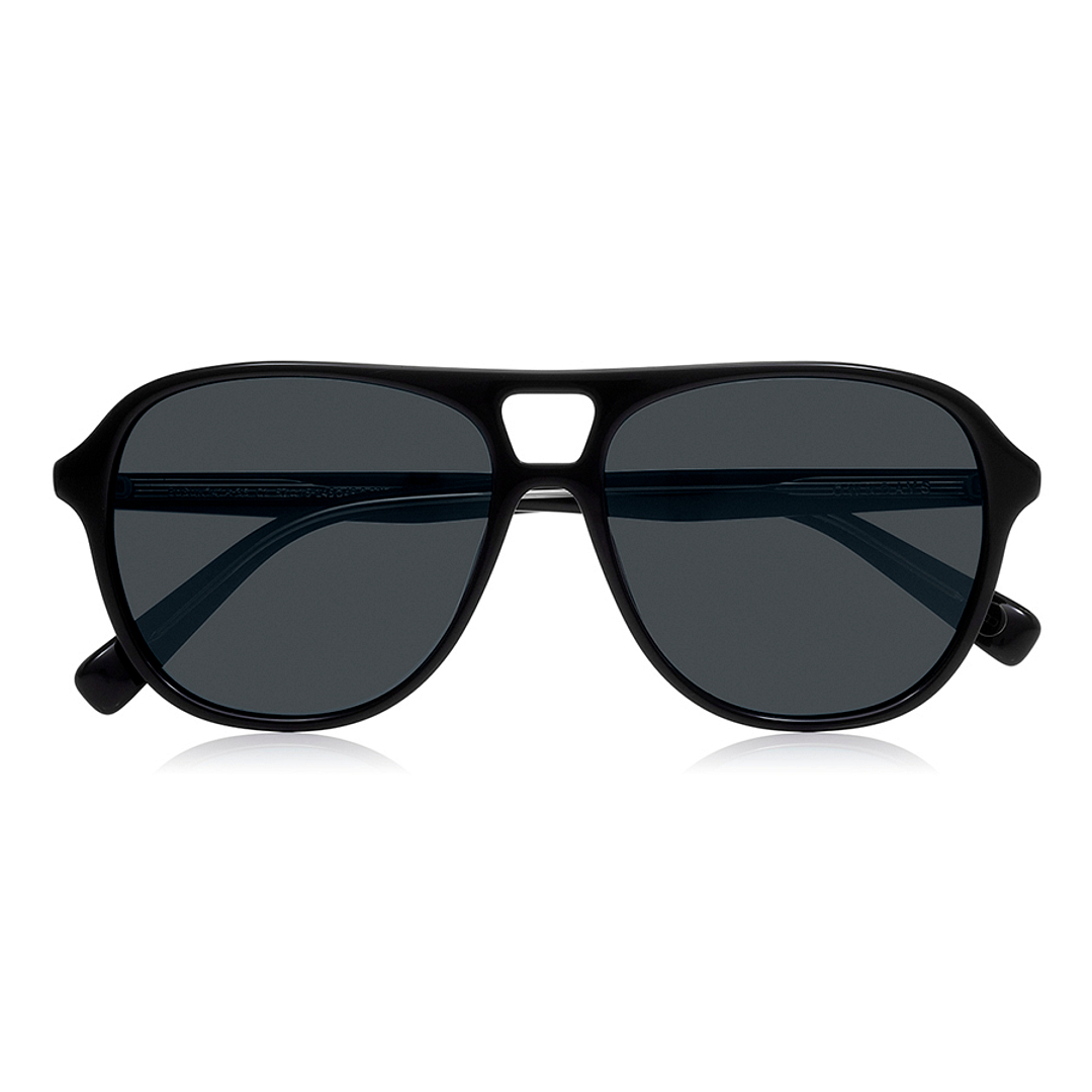 OWNDAYS | SUN Black Full Rim Teardrop right side