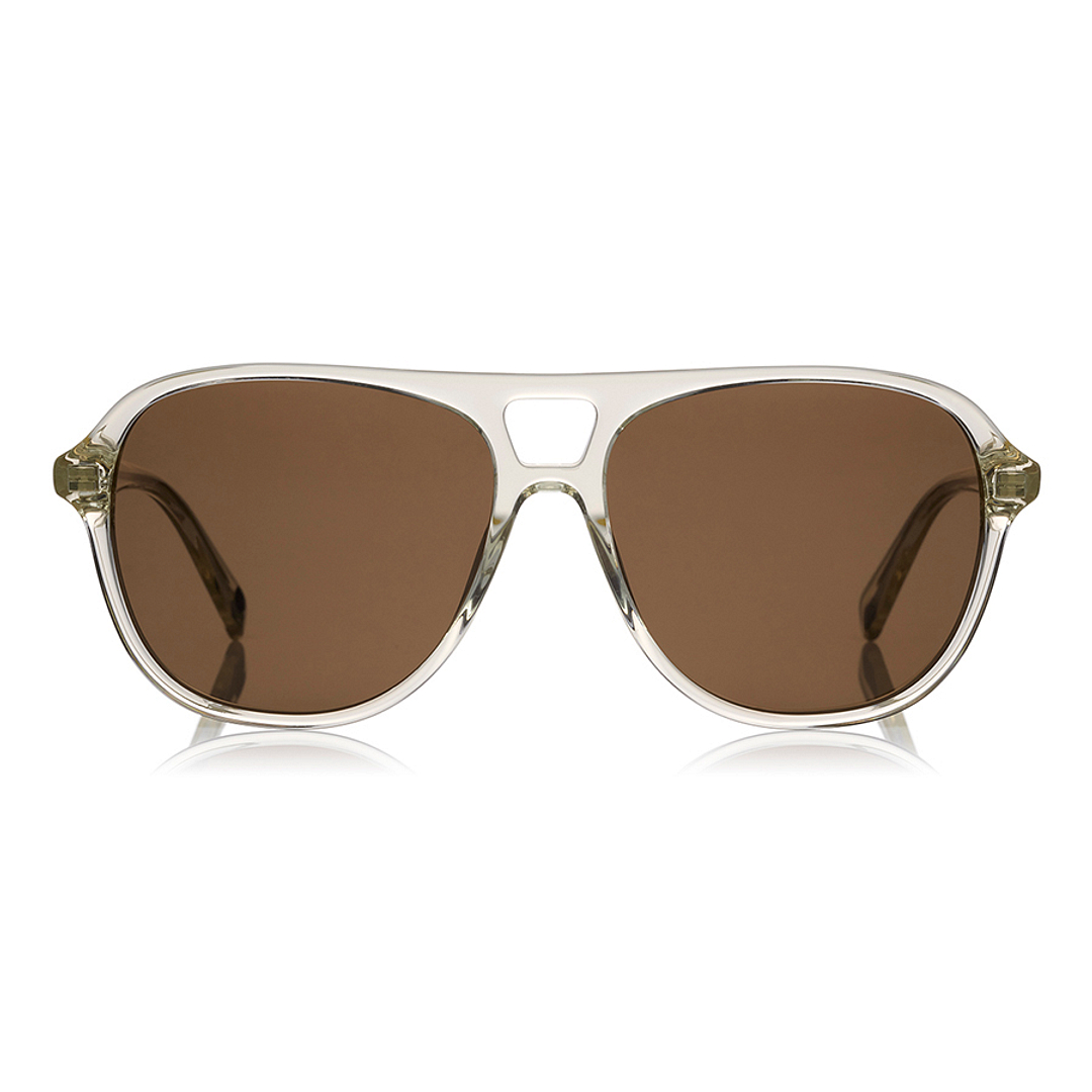 OWNDAYS | SUN Yellow Full Rim Teardrop left side