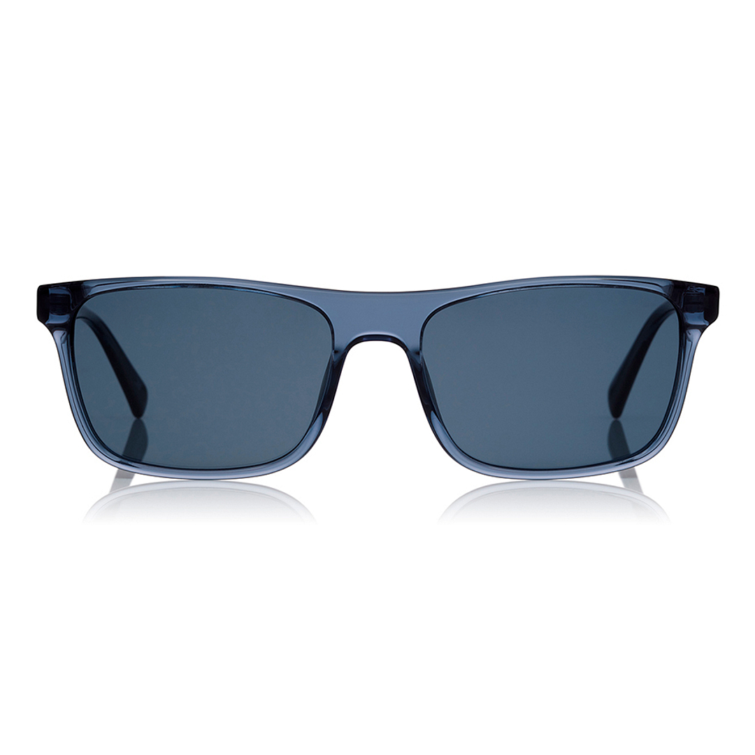 OWNDAYS | SUN Navy Blue Full Rim Rectangle left side