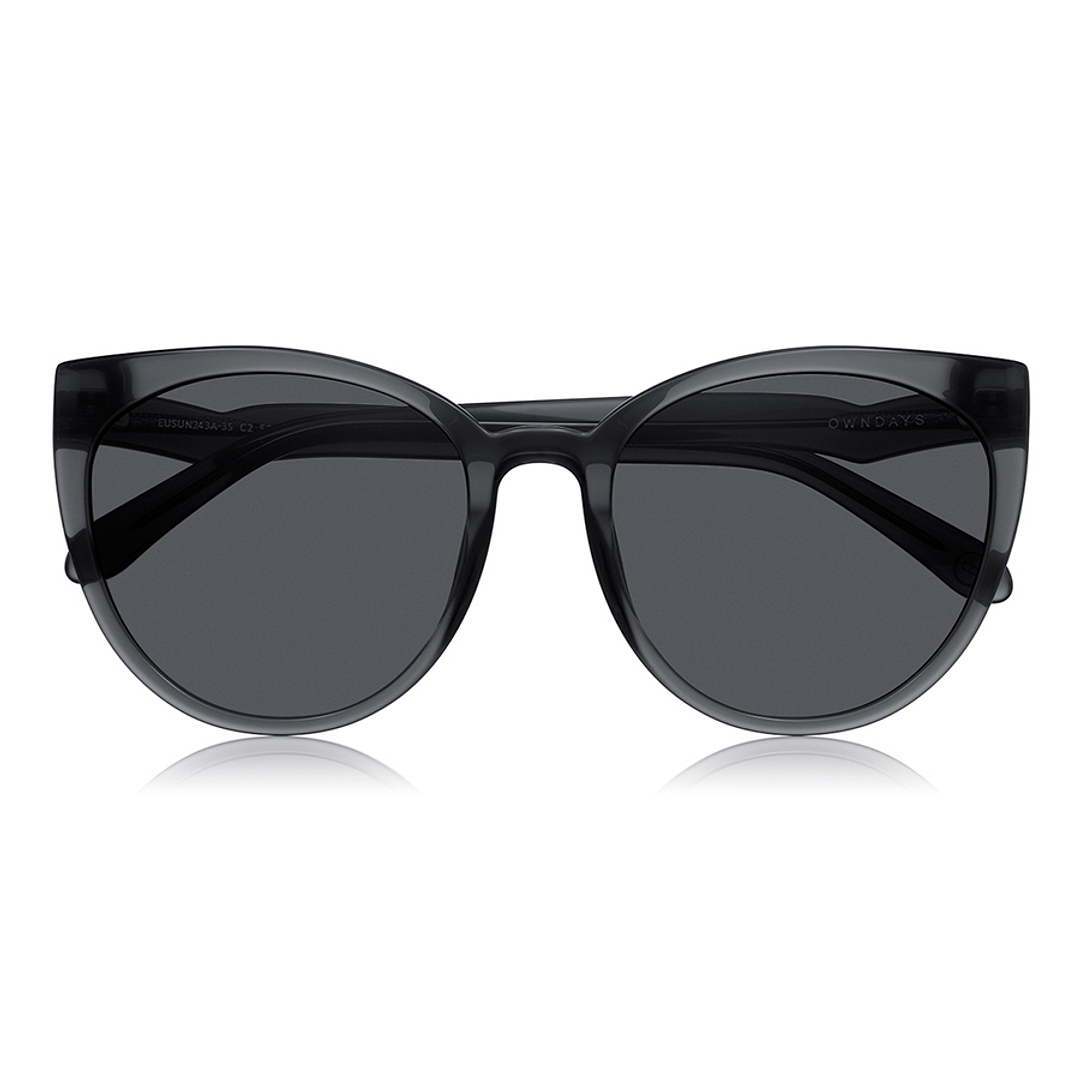 OWNDAYS | SUN Light Gray Full Rim Fox right side