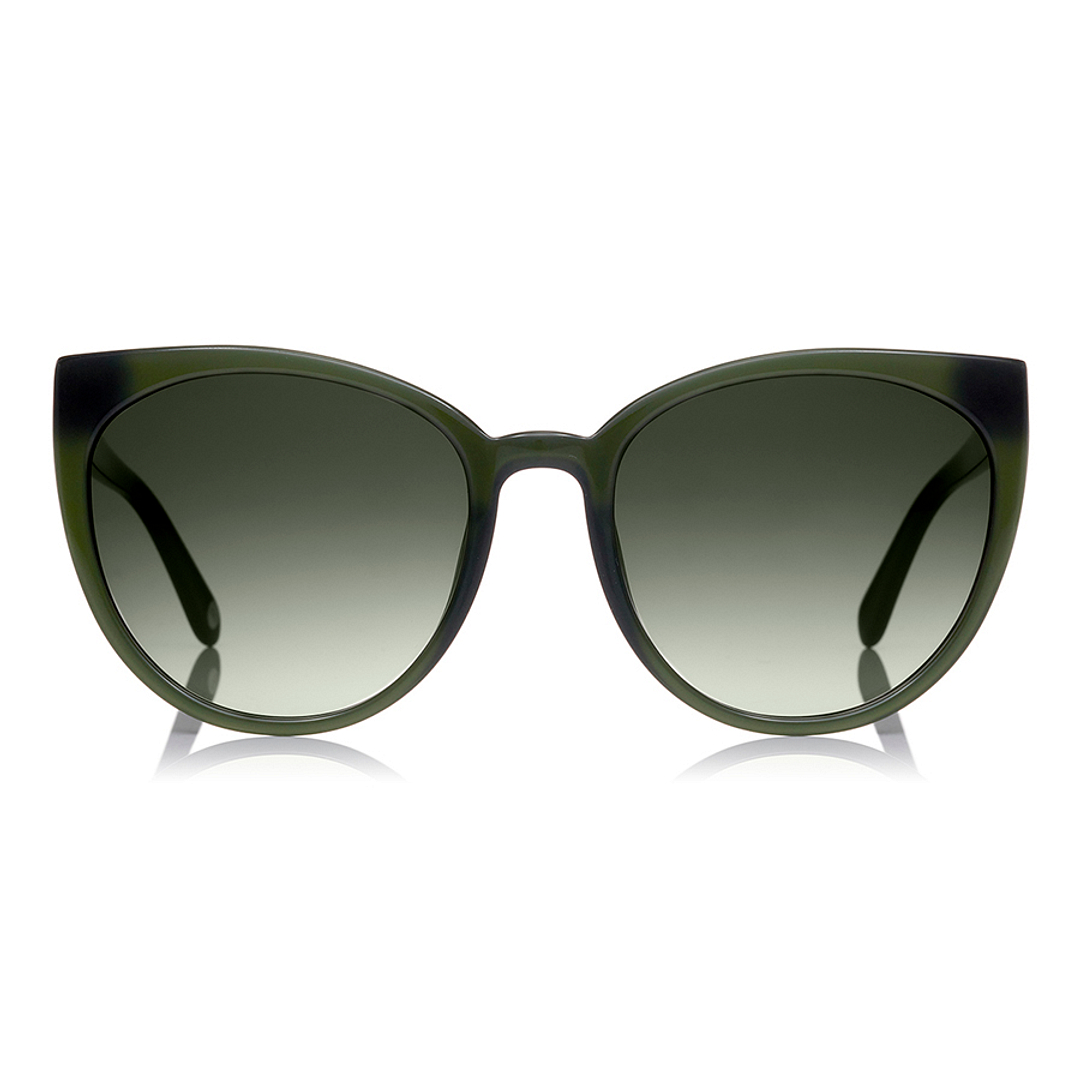 OWNDAYS | SUN Bottle Green Full Rim Fox left side