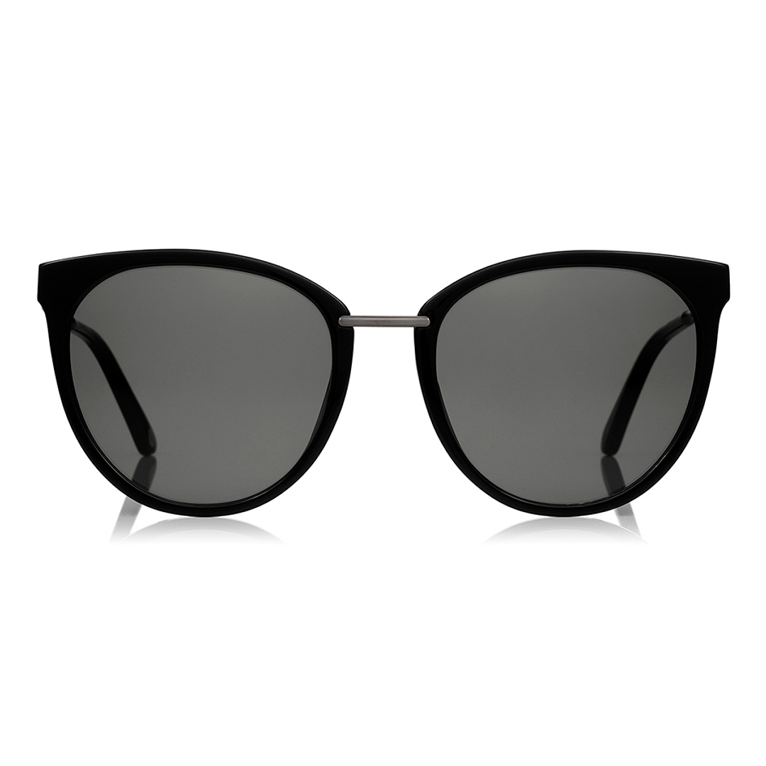 OWNDAYS | SUN Black Full Rim Fox left side