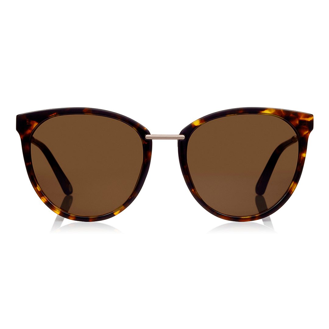 OWNDAYS | SUN Light Brown Full Rim Fox left side