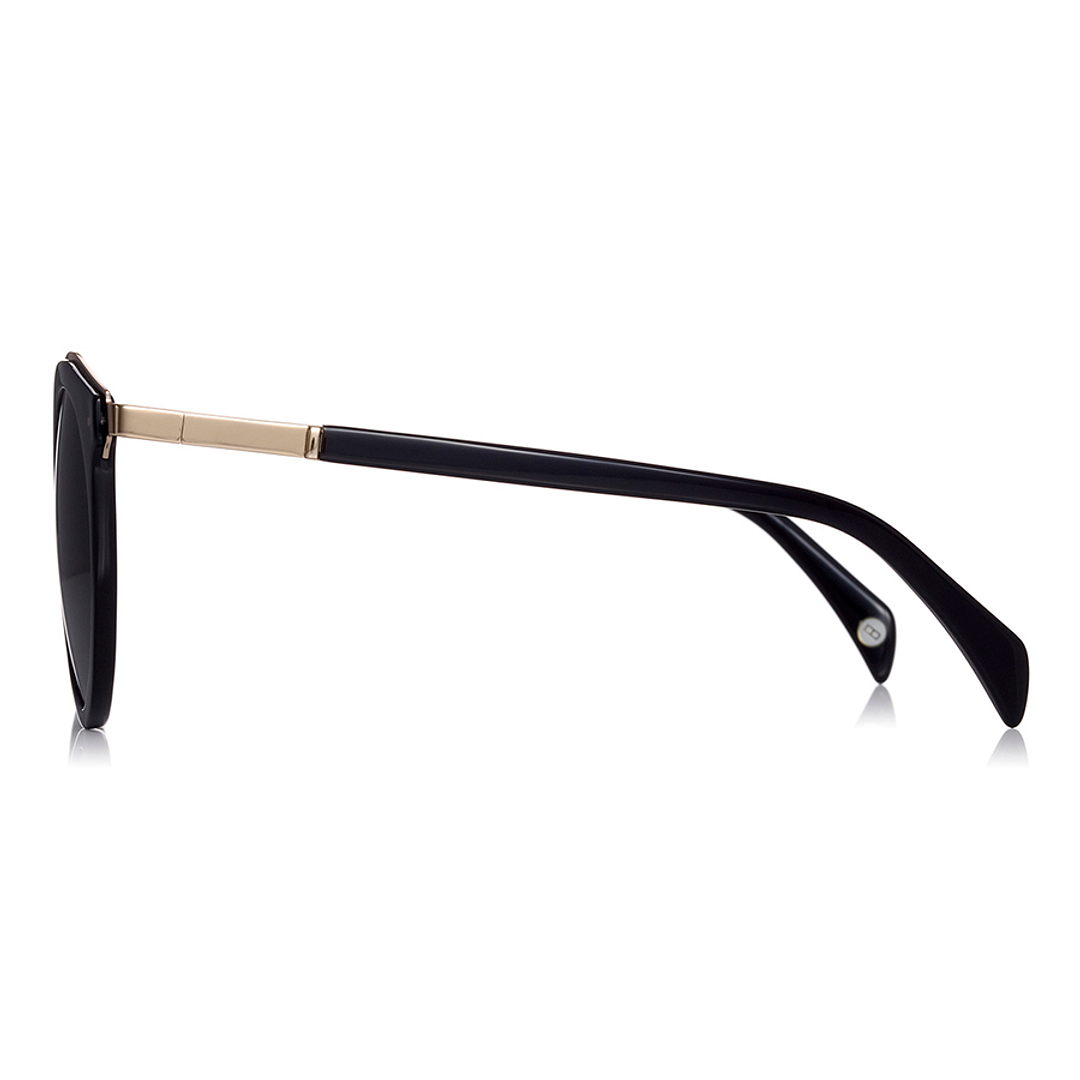 OWNDAYS | SUN Black Full Rim Round left side