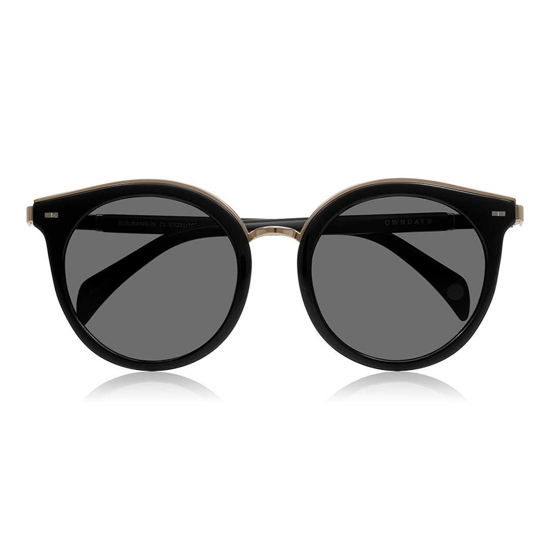 OWNDAYS | SUN Black Full Rim Round right side