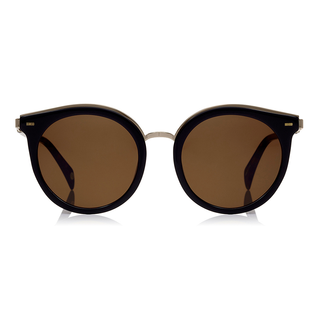 OWNDAYS | SUN Black Full Rim Round left side