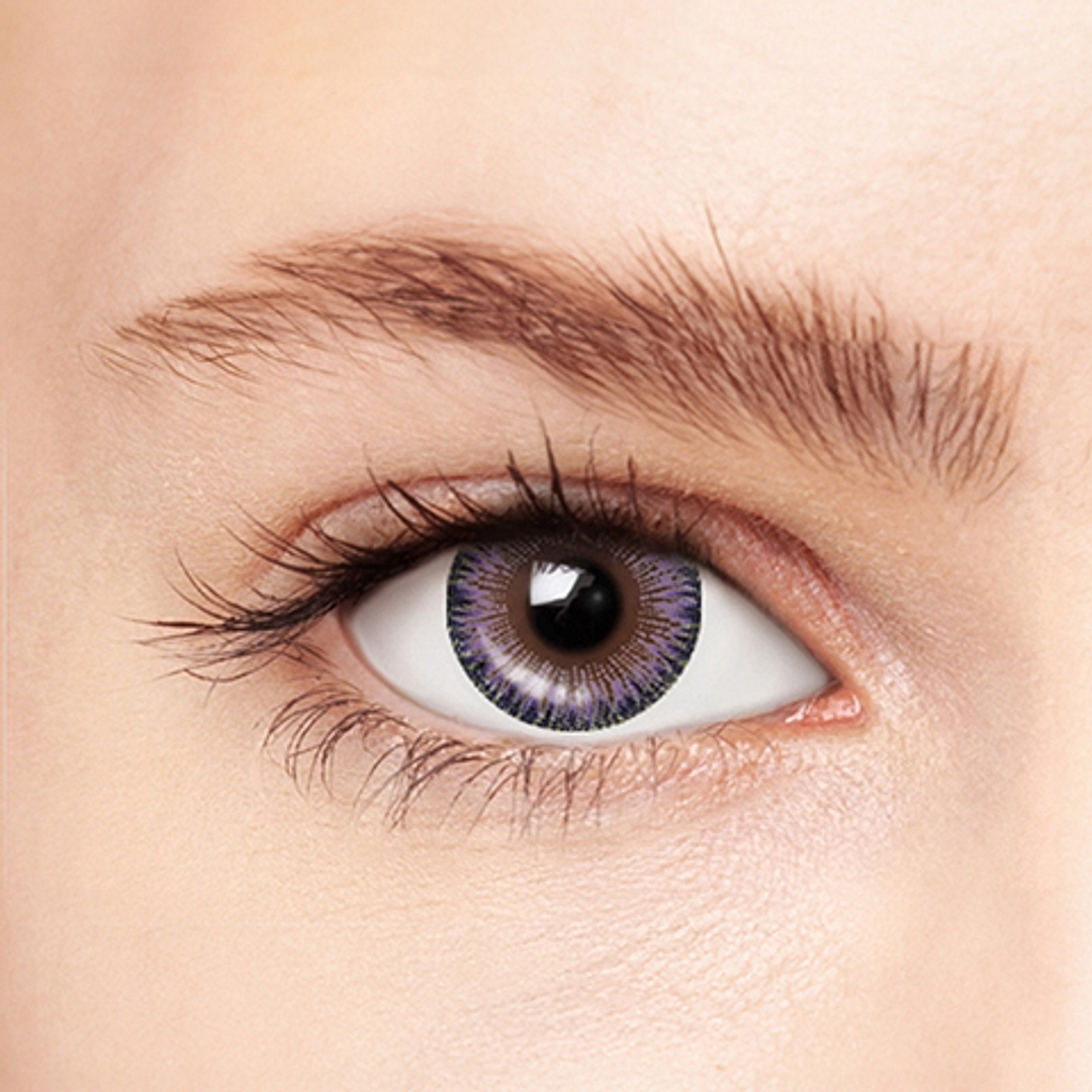 OWNDAYS Owndays Horoscope Daily Disposable Capricorn Violet Plano and Power 10 LP Contact Lens right side