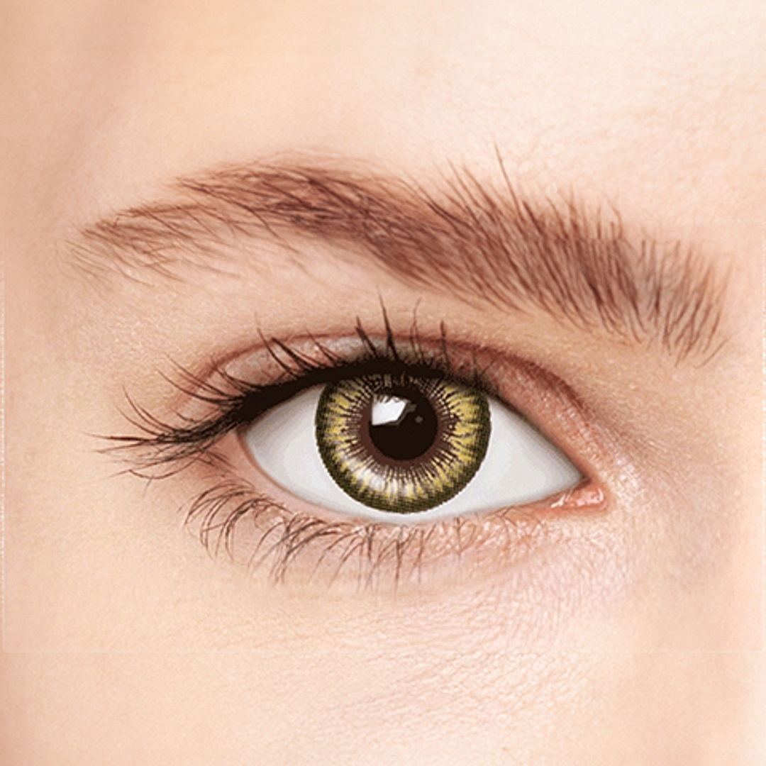 OWNDAYS Owndays Horoscope Daily Disposable Sagittarius Hazel Plano and Power 10 LP Contact Lens right side