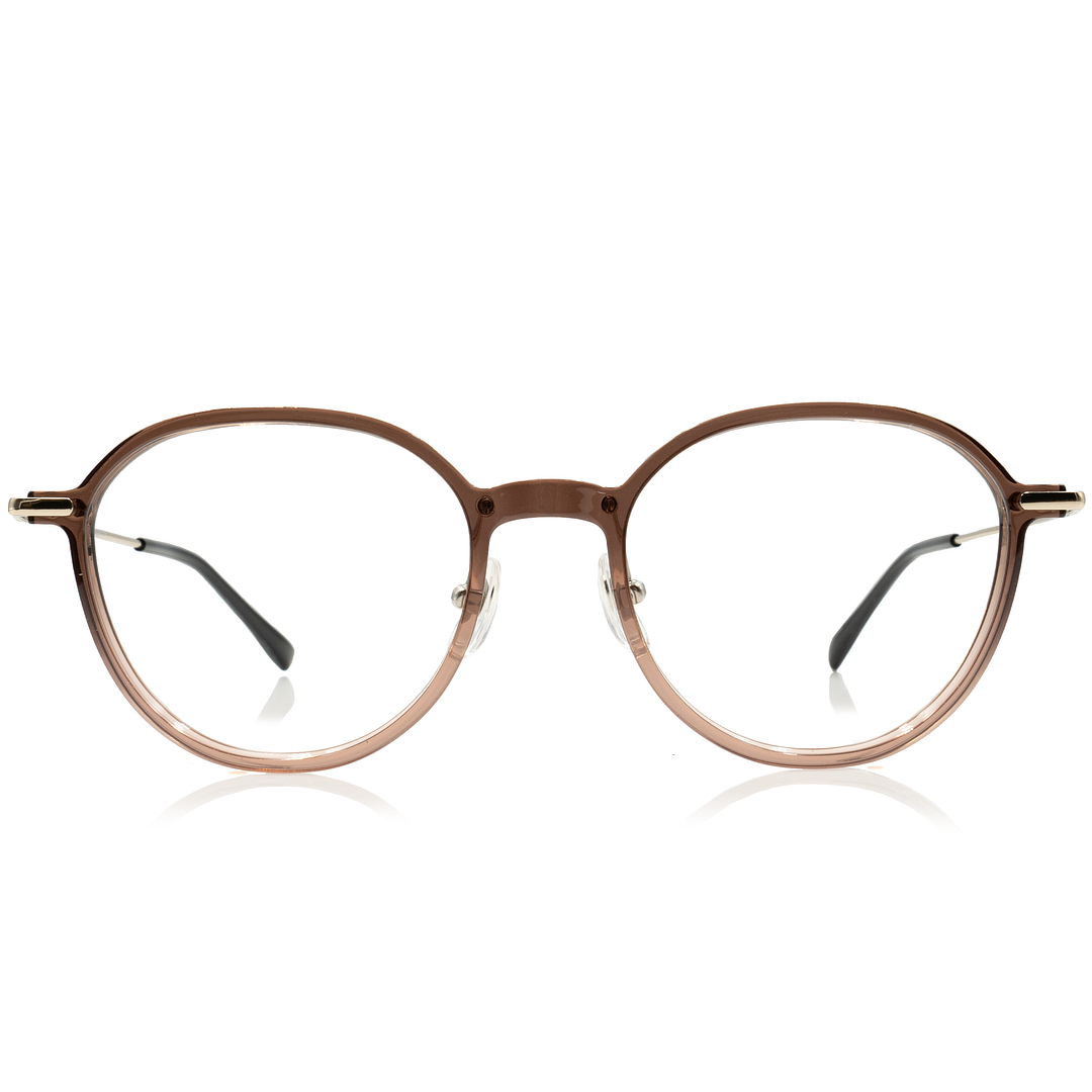 OWNDAYS | ESSENTIAL Light Brown Full Rim Crown Pant right side