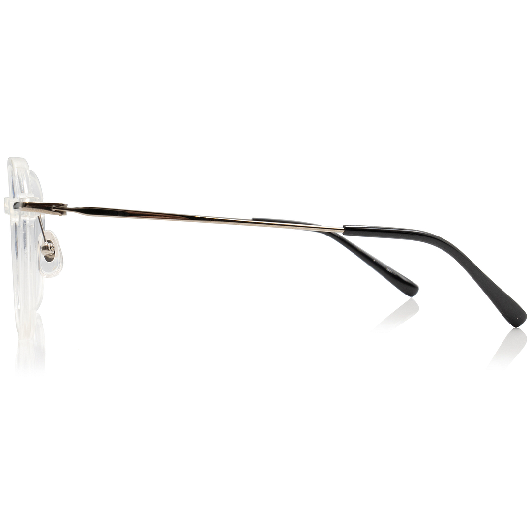 OWNDAYS | ESSENTIAL Crystal Transparent Full Rim Crown Pant left side