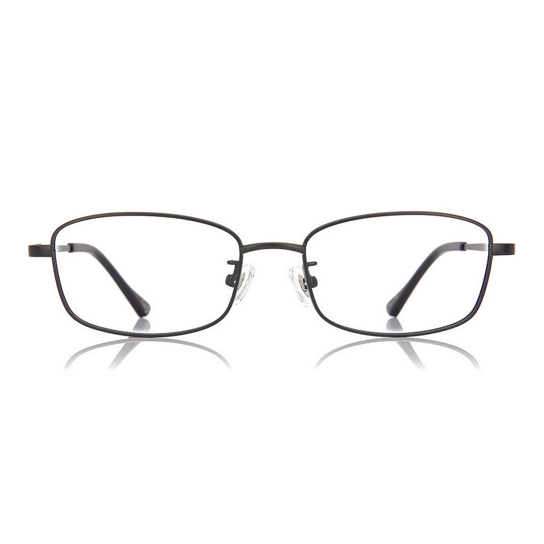 OWNDAYS | ESSENTIAL Black Full Rim Rectangle right side