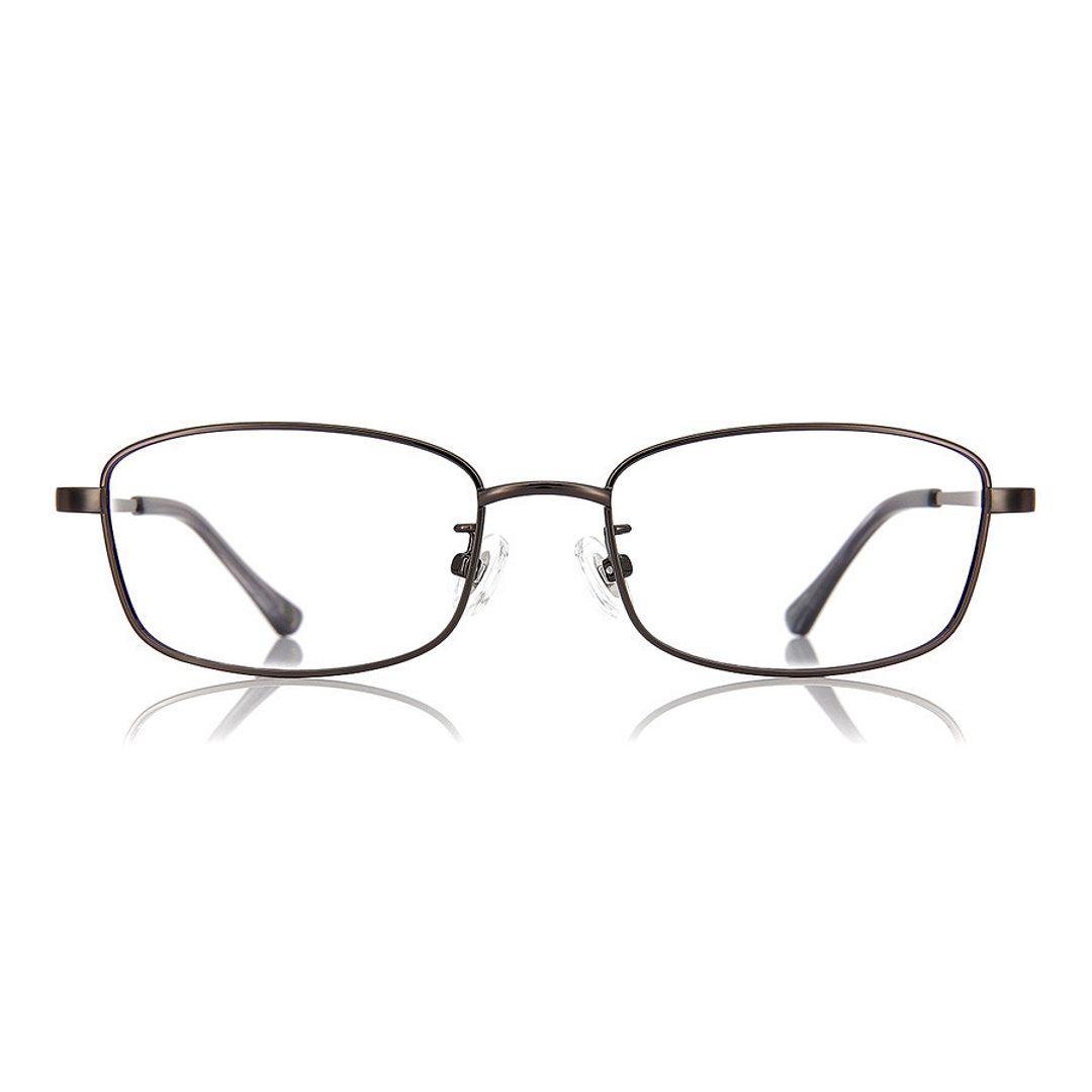 OWNDAYS | ESSENTIAL Mid Gunmetal Full Rim Rectangle right side