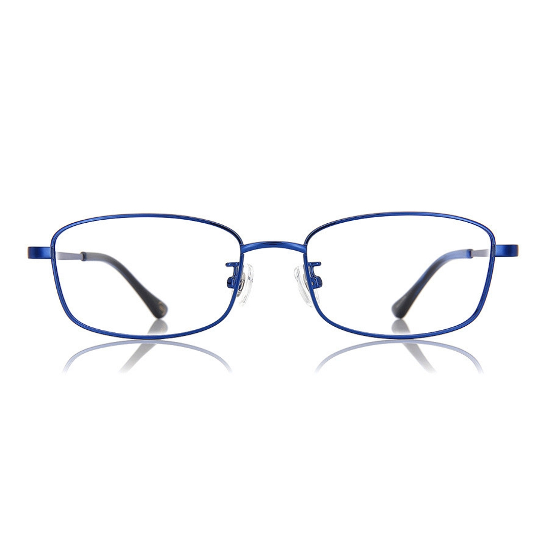 OWNDAYS | ESSENTIAL Navy Blue Full Rim Rectangle right side