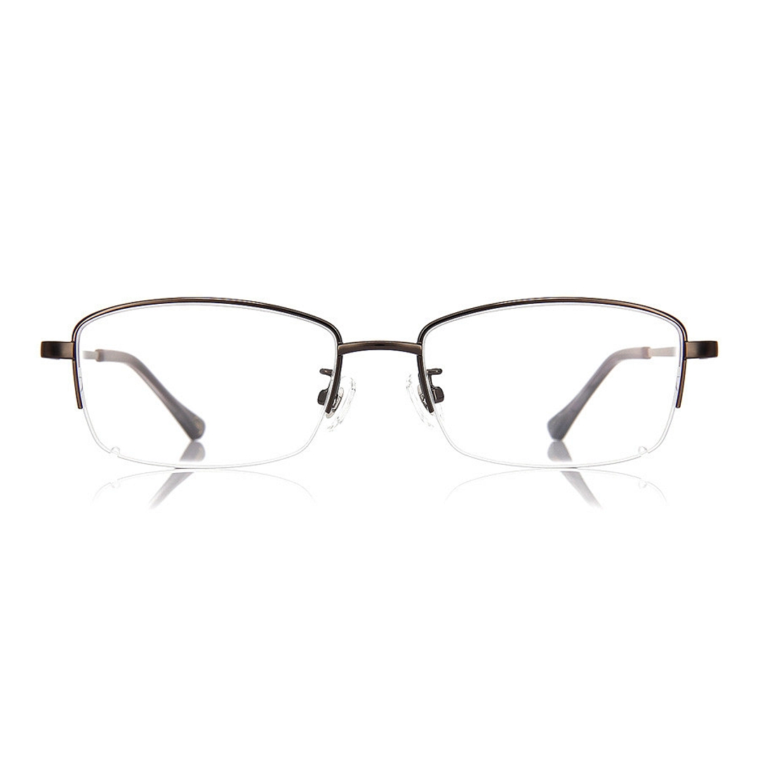 OWNDAYS | ESSENTIAL Mid Gunmetal Full Rim Rectangle right side