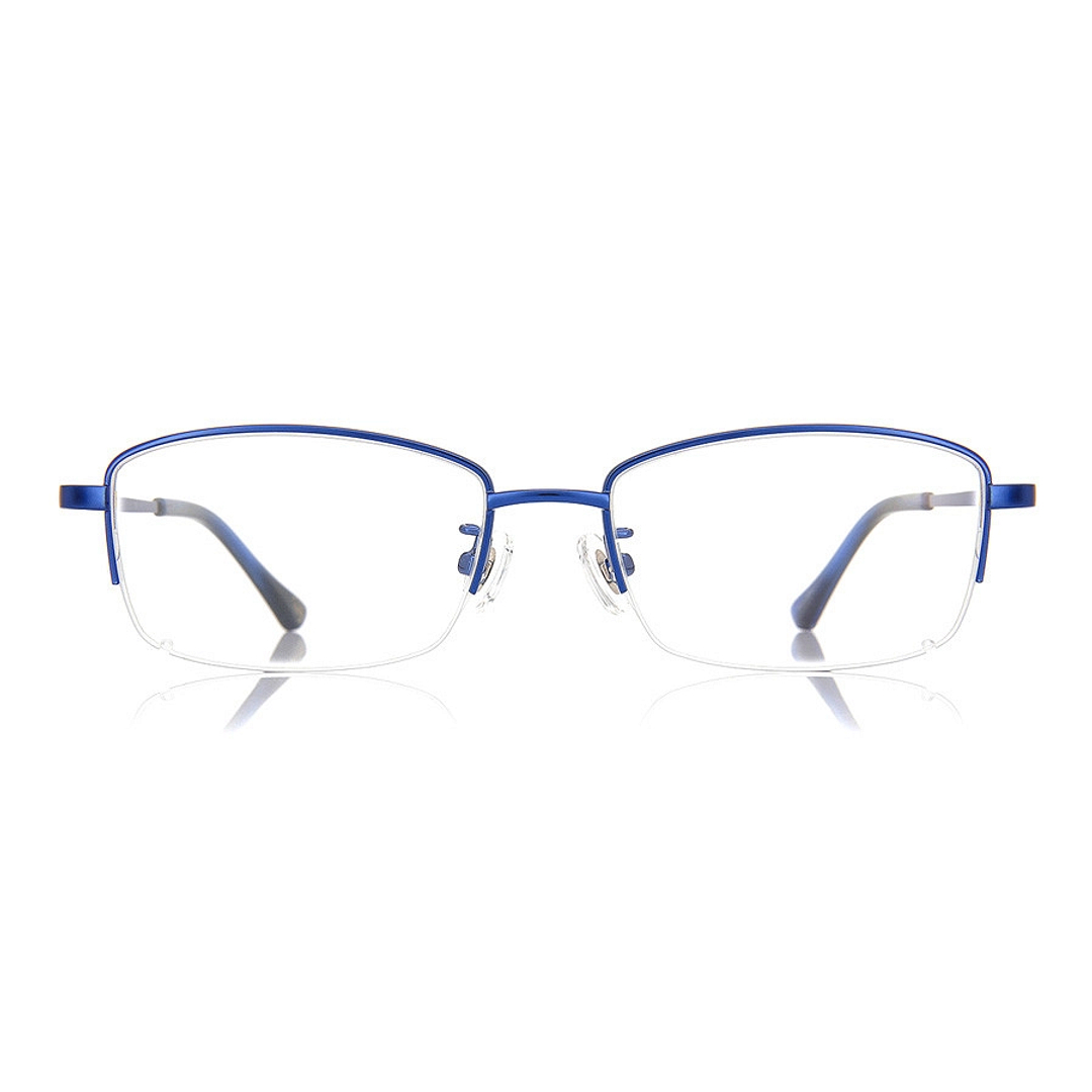 OWNDAYS | ESSENTIAL Navy Blue Full Rim Rectangle right side