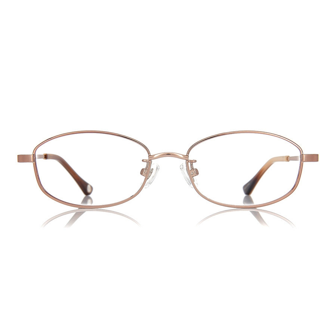 OWNDAYS | ESSENTIAL Light Brown Full Rim Barrel right side