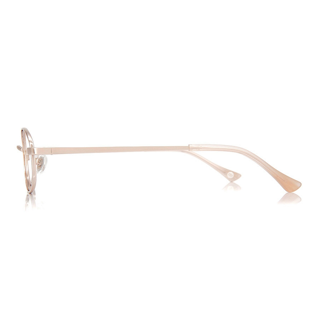 OWNDAYS | ESSENTIAL Gold Full Rim Barrel left side