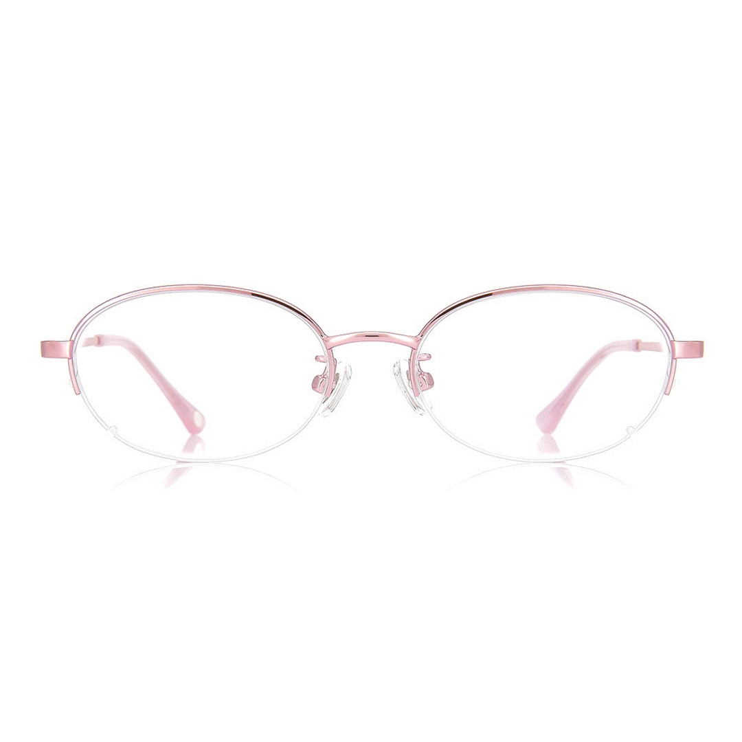 OWNDAYS | ESSENTIAL Pink Full Rim Oval right side