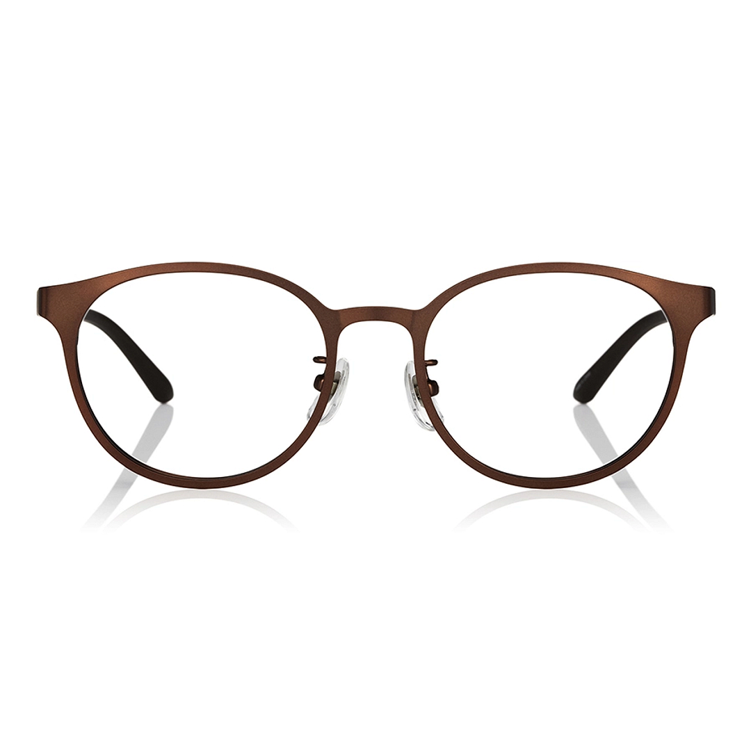 OWNDAYS | ESSENTIAL Light Brown Full Rim Boston right side
