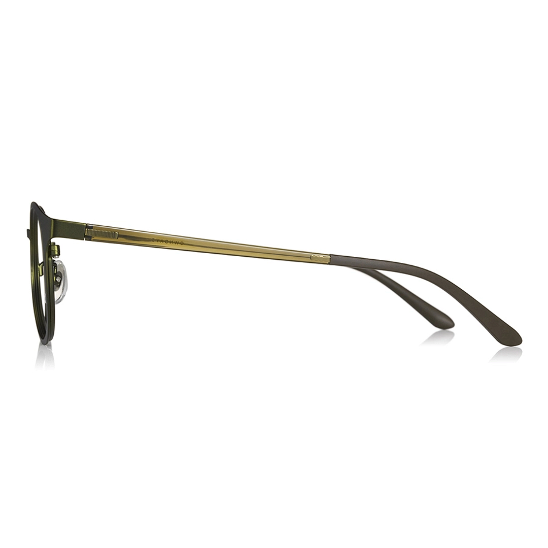 OWNDAYS | ESSENTIAL Tan Brown Full Rim Boston left side