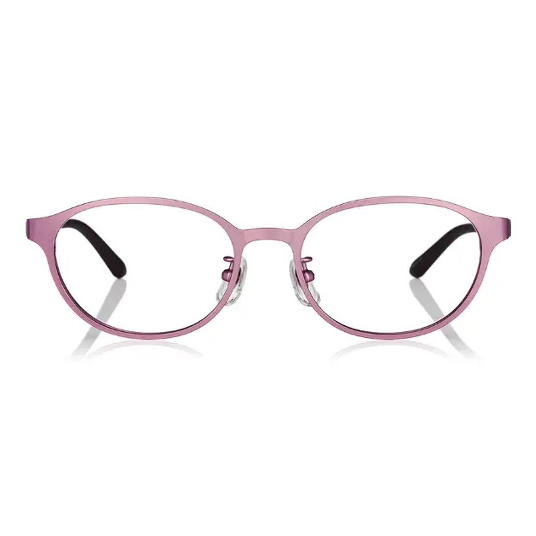 OWNDAYS | ESSENTIAL Matte Pink Full Rim Oval right side