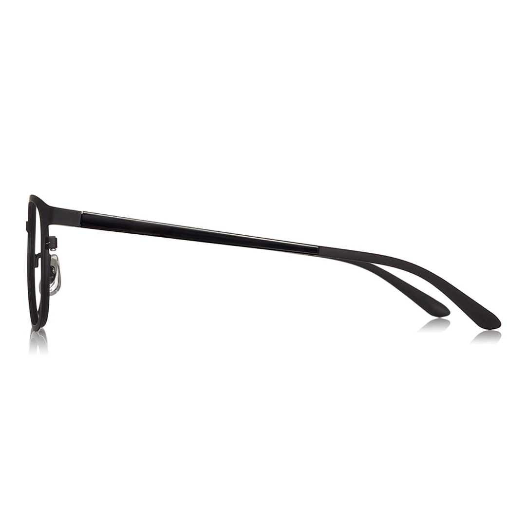 OWNDAYS | ESSENTIAL Black Full Rim Wellington left side