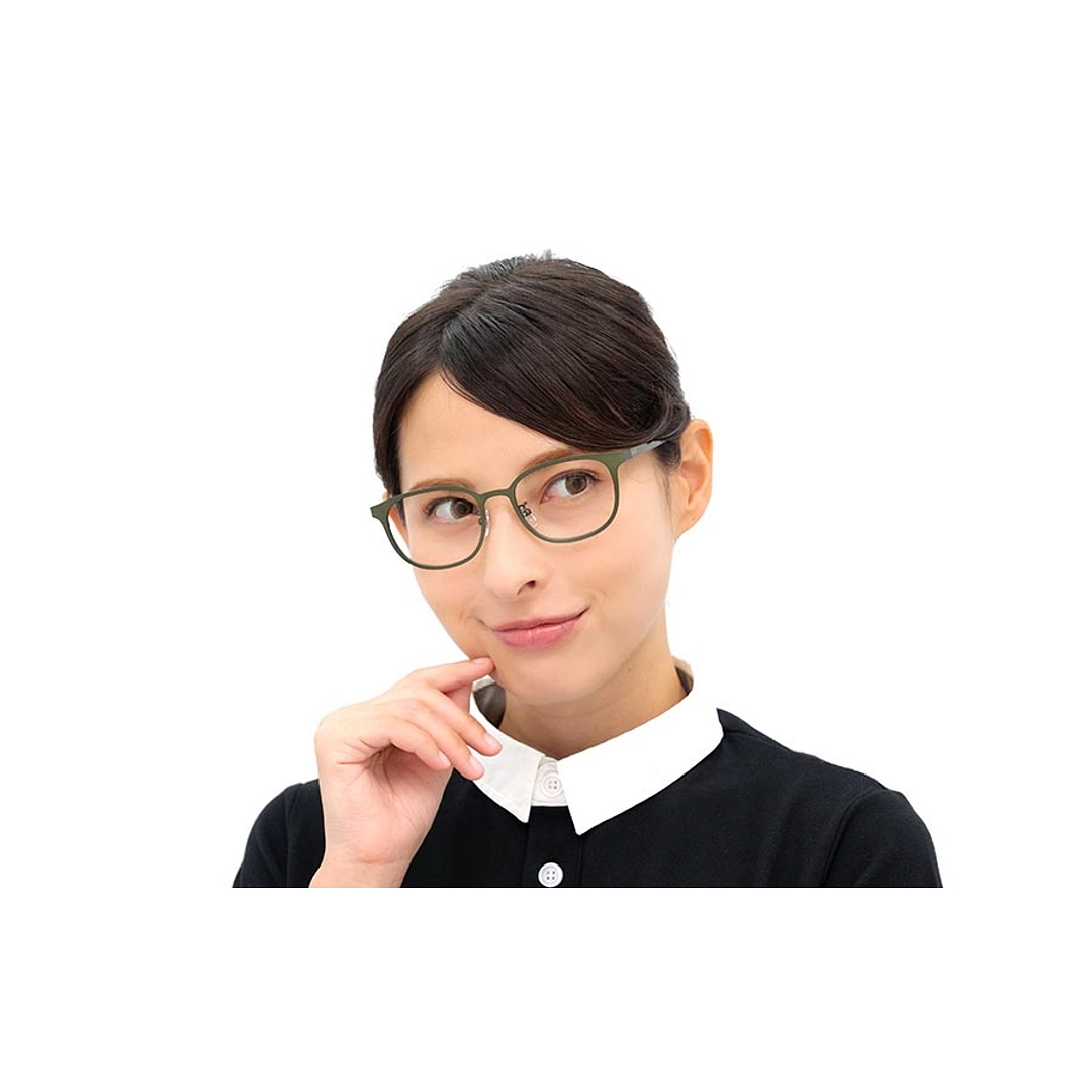 OWNDAYS | ESSENTIAL Black Full Rim Wellington left side