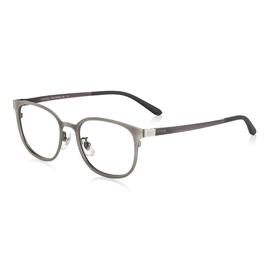 OWNDAYS | ESSENTIAL Mid Gunmetal Full Rim Wellington left side