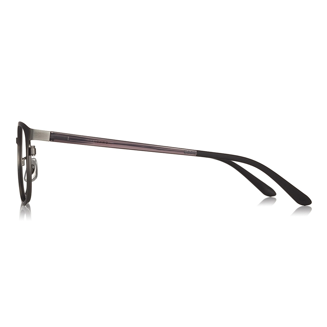 OWNDAYS | ESSENTIAL Mid Gunmetal Full Rim Wellington left side