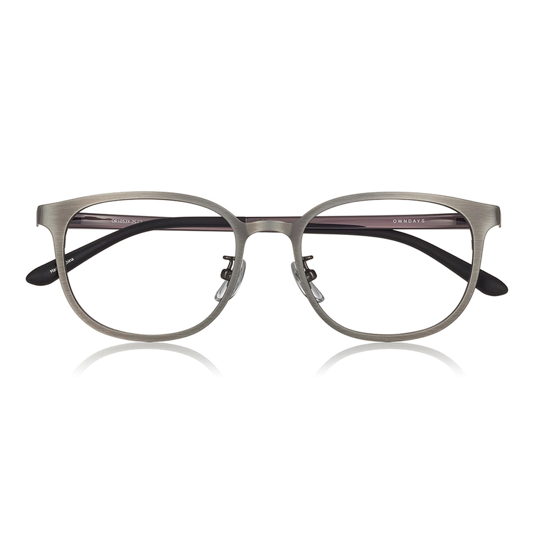OWNDAYS | ESSENTIAL Mid Gunmetal Full Rim Wellington right side