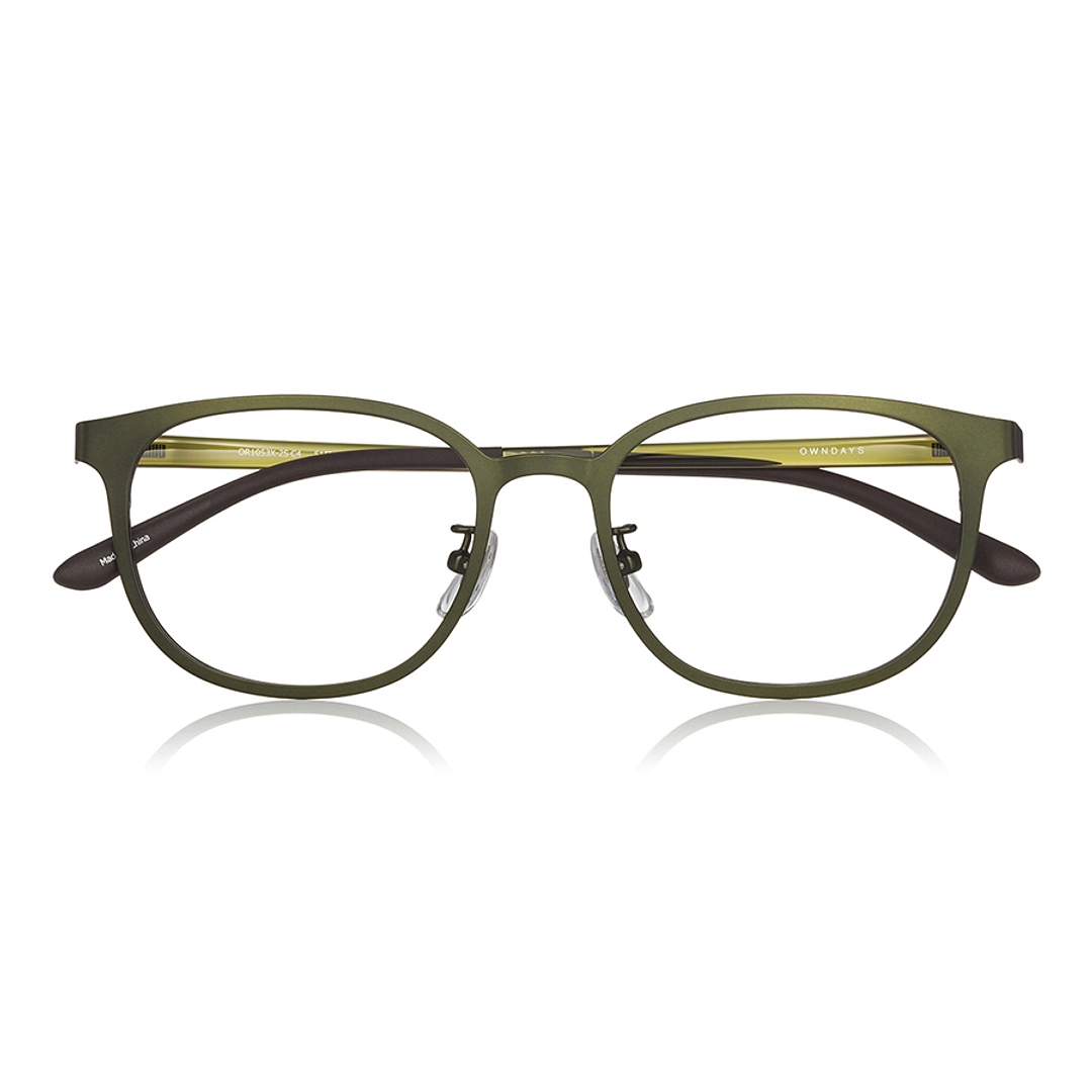 OWNDAYS | ESSENTIAL Tan Brown Full Rim Wellington right side