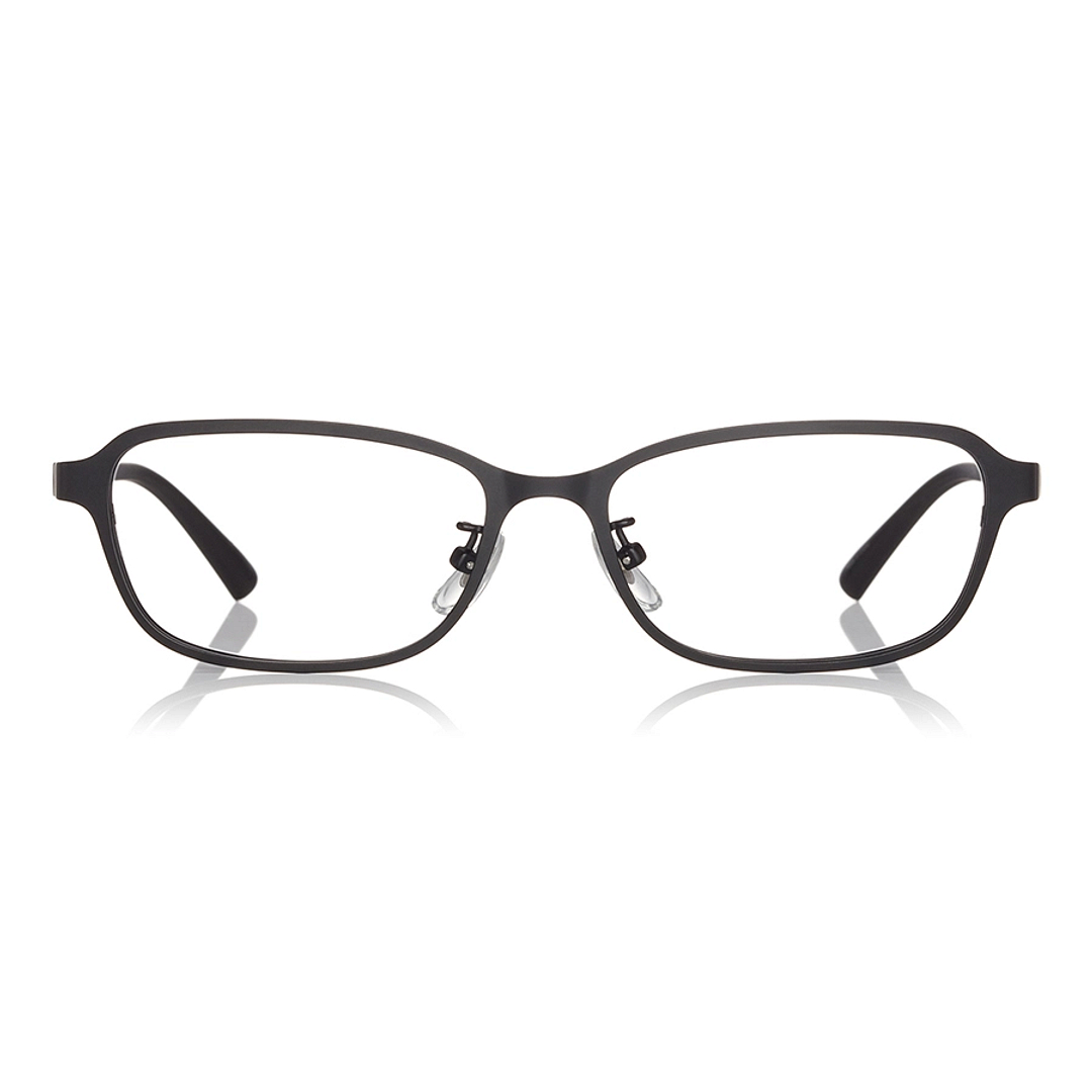 OWNDAYS | ESSENTIAL Matte Black Full Rim Square right side