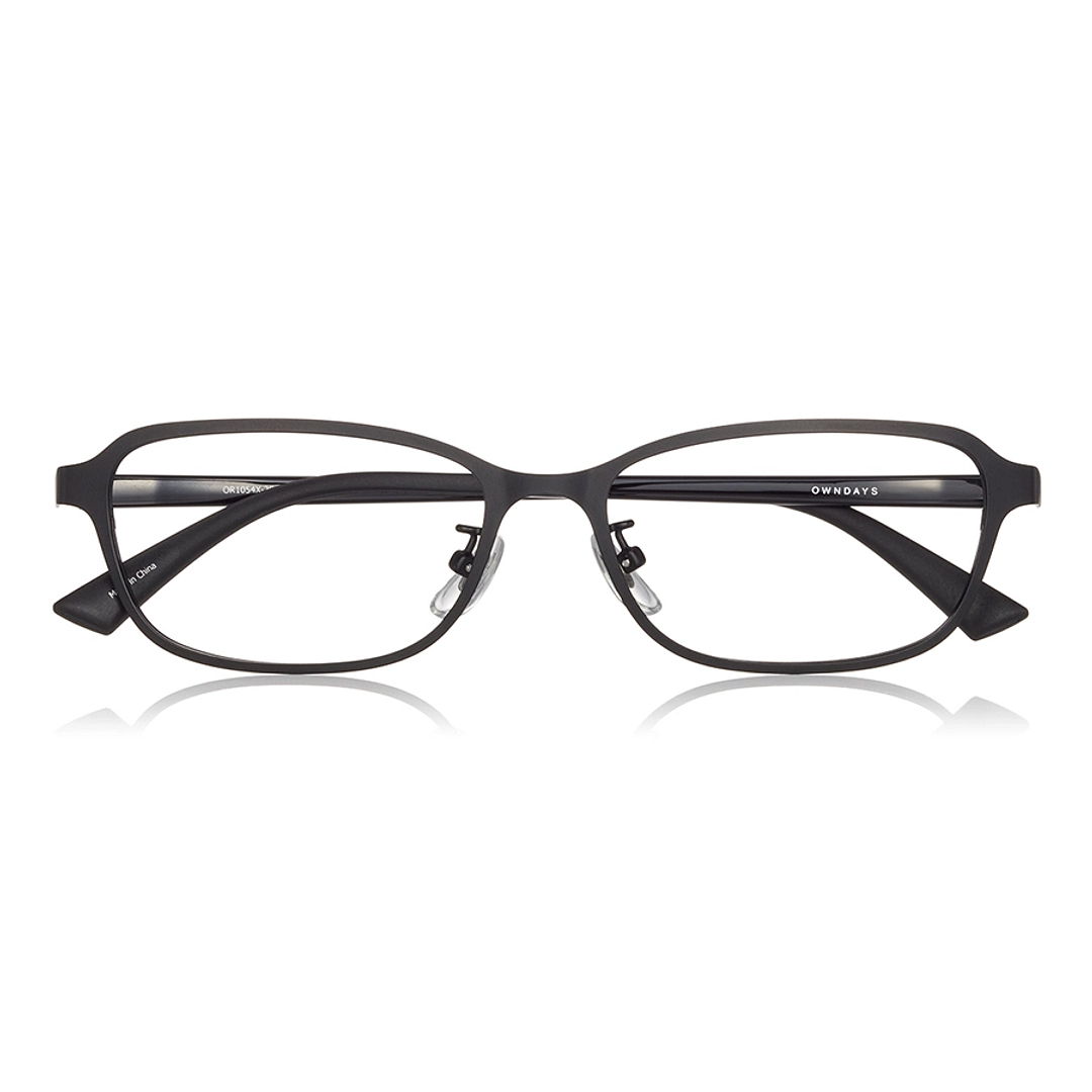 OWNDAYS | ESSENTIAL Matte Black Full Rim Square right side
