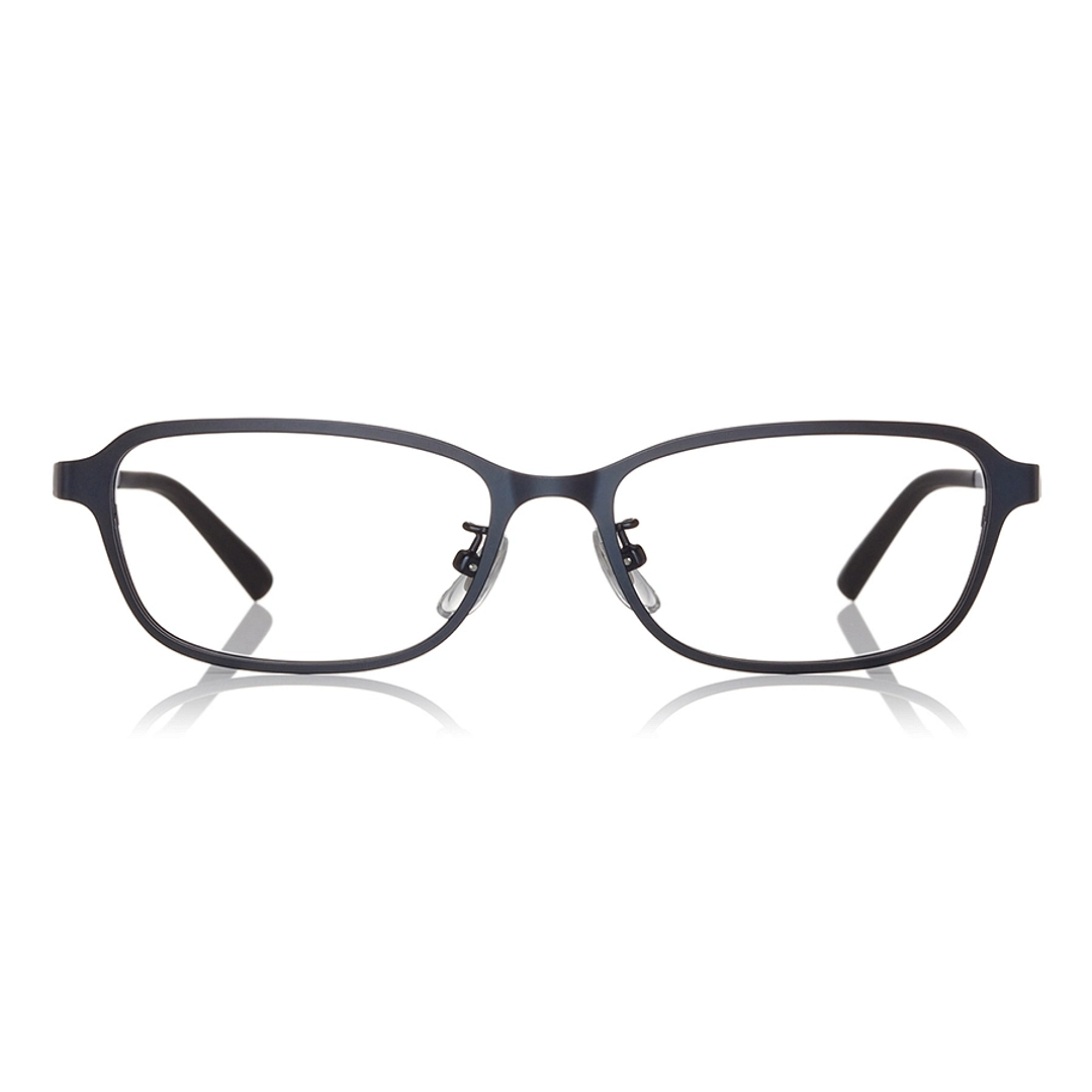 OWNDAYS | ESSENTIAL Matte Navy Full Rim Square right side