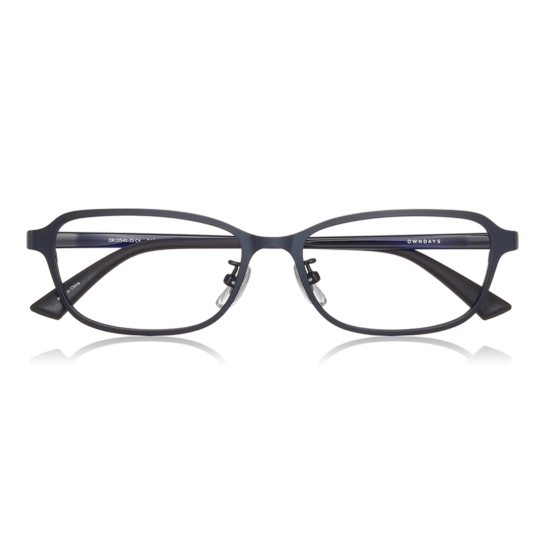 OWNDAYS | ESSENTIAL Matte Navy Full Rim Square right side