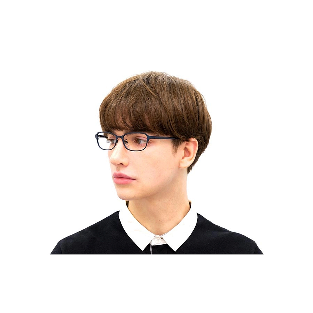 OWNDAYS | ESSENTIAL Matte Navy Full Rim Square right side